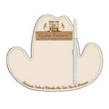 Cowboy Hat Digital Memo Board